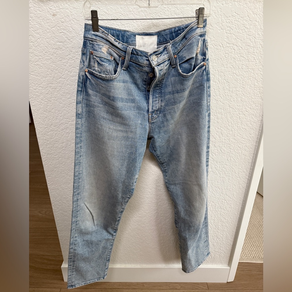 MOTHER High Rise Women Jeans - Light Blue